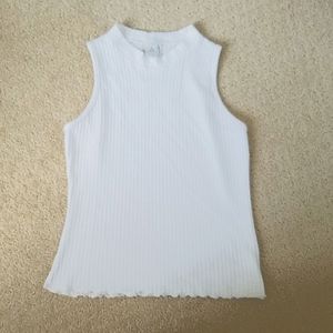 White top, made in USA